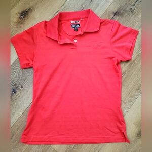 Womens adidas size small golf shirt pink/red with budweiser logo NWOT
